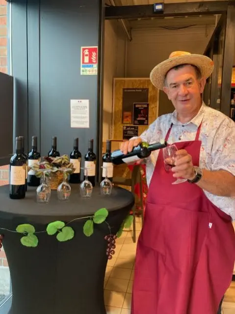 Animation et dégustation de vins